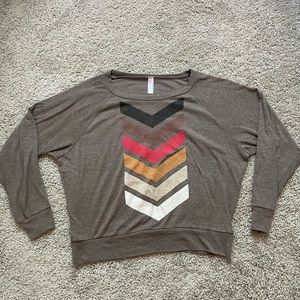 50/25/25 American Apparel Grey Long-sleeved Shirt